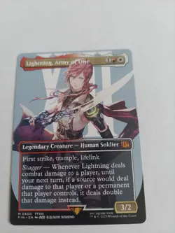 Lightning, Army of One (0400) (Borderless) Final Fantasy Regular - Image 1