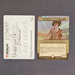 Toph, the First Metalbender Showcase 353 Rare - MTG TLA Avatar PACK FRESH - Image 1