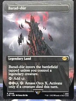 Barad-dur #340 The Lord of the Rings Borderless Regular Rare - Image 1