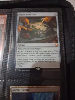 MTG White Lotus Tile, NM-Mint, English Avatar: The Last Airbender - Image 1