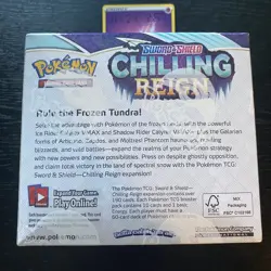 CHILLING REIGN Booster Box New Factory Sealed SWSH06 Sword & Shield Pokemon TCG - Image 2
