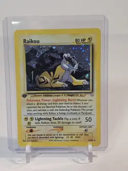Pokemon TCG: Holo Rare Raikou 13/64 - 1st Edition - Neo Revelation Set - Image 2