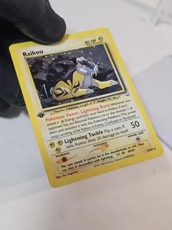 Pokemon TCG: Holo Rare Raikou 13/64 - 1st Edition - Neo Revelation Set - Image 5