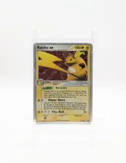 Pokemon EX EMERALD - #97/106 Raichu ex - ENG - Ultra Rare Holo - Heavily Played - Image 1