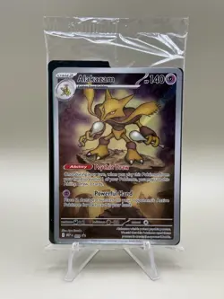 Pokemon TCG | Alakazam MEP # 009 Mega Evolution Black Star Promo **SEALED** - Image 1