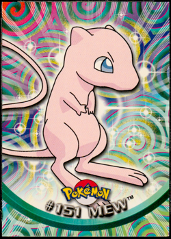 2000 Topps Pokemon TV Animation Edition Series 3 Non Holo #151 Mew - Image 1