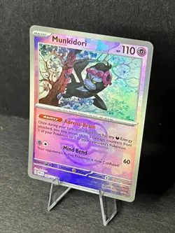 Munkidori 044/131 Prismatic Evolutions [Master Ball] Reverse Holo Pokemon TCG NM - Image 3