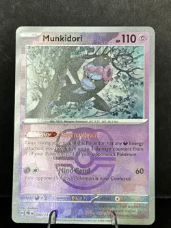 Munkidori 044/131 Prismatic Evolutions [Master Ball] Reverse Holo Pokemon TCG NM - Image 5