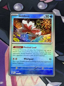 2025 Pokemon TCG Prismatic Evolutions - Goldeen (Master Ball) #20/131 - NM - Image 1