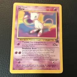 Pokemon TCG Mew Promo #8 Pokemon Promos 8 Regular Promo Vintage LP/MP * - Image 1