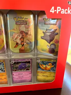 2x Sam’s Club Exclusive Pokemon 151 Mini Tins 4-Pack Collection Unopened Lot 2 - Image 4