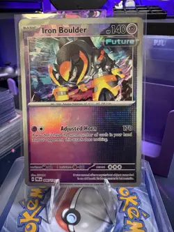 Pokemon TCG Iron Boulder 46/131 Prismatic Evolutions MASTERBALL Reverse Holo - Image 1