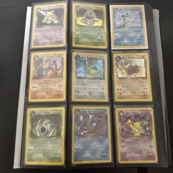Pokemon TCG Team Rocket Complete Set 83/82 WOTC 25 1st editions including holos - Image 1