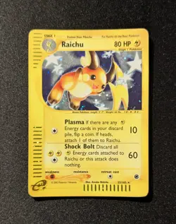 Pokemon EXPEDITION - #25/165 Raichu - ENG - Holo - Heavily Played - Image 2