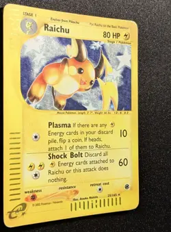 Pokemon EXPEDITION - #25/165 Raichu - ENG - Holo - Heavily Played - Image 4