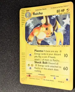 Pokemon EXPEDITION - #25/165 Raichu - ENG - Holo - Heavily Played - Image 5