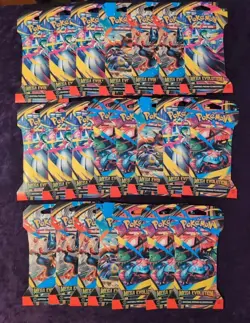 Lot of 22 - Pokemon - Mega Evolution - Booster Pack Sleeves - SEALED - FREE SHIP - Image 1