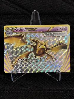 Pokemon TCG 2017 Crobat Break XY181 Black Star Promo Holo - Image 1