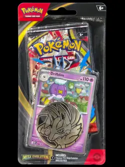 Pokemon Mega Evolution Promo Booster Pack With Drifblim #006 - Image 1