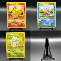 Charmander -69/130- Squirtle 93/130-Bulbasaur - 67/130 Base Set 2 Pokemon LP/MP - Image 1