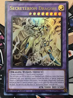 Yugioh Secreterion Dragon DUAD-EN037 Ultra Rare NM 1st Ed - Image 1
