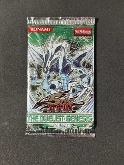 Yugioh The Duelist Genesis TDGS 1st Edition Factory Sealed Booster Pack 2008 - Image 1