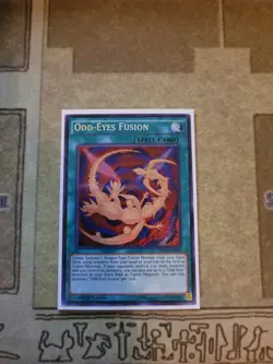 YUGIOH TCG ODD-EYES FUSION MP16-EN149 SECRET 1ST EDITION - Image 1
