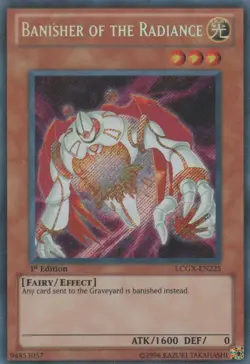 Yugioh! HP Banisher of the Radiance - LCGX-EN225 - Secret Rare - 1st Edition Hea - Image 1