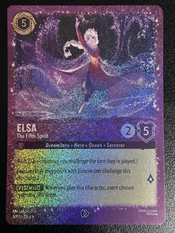Elsa - The Fifth Spirit 6 Disney Lorcana Promo Cards Holo - Image 1