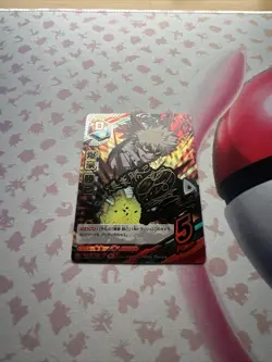Katsuki Bakugo Signed HA-01-009 UR My Hero Academia Tag Card Game japanese TOMY - Image 1