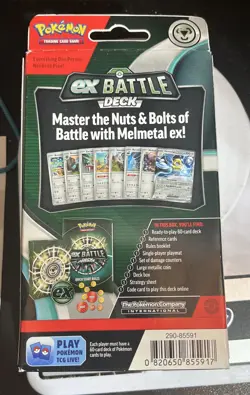 Brand New Sealed Pokemon Ex Battle Deck Melmetal EX 60 CARD DECK - Image 3