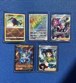 Pokemon Card Lot Astral Radiance & Fusion Strike Kleavor V Rainbow Rare Full Art - Image 1