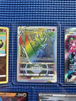 Pokemon Card Lot Astral Radiance & Fusion Strike Kleavor V Rainbow Rare Full Art - Image 2