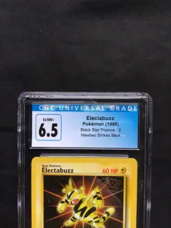 Pokemon Cards: Wizards Black Star Promo: Electabuzz 2 CGC 6.5 - Image 3