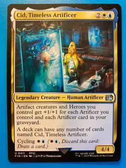 MTG 1x Cid, Timeless Artificer 411 Final Fantasy Magic the Gathering Card x1 NM - Image 1