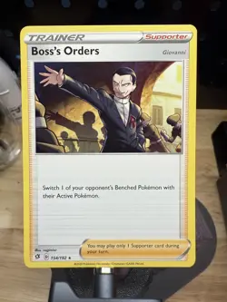 Pokemon Trading Card Game TCG Rebel Clash Boss's Orders 154/192 - Image 1
