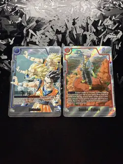 Dragon Ball Manga 2 Future Trunks SB02-010 And Gotenks Lot - Both Cards Pictured - Image 1