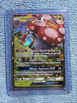 Pokemon Vileplume GX 4/236 Sm-Cosmic Eclipse Holo Card Near Mint Condition - Image 1