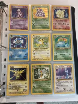 Complete Mint! Master Base Set 102/102 Pokemon Cards + Vintage Binder- Must See - Image 5