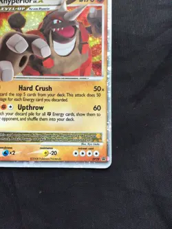 Pokemon Cards: Diamond and Pearl Promo: Rhyperior Lv. X DP29 - Image 5