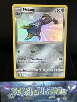 Pokemon Card Metang SV31/SV94 Hidden Fates Baby Shiny Holo Rare NM - Image 1