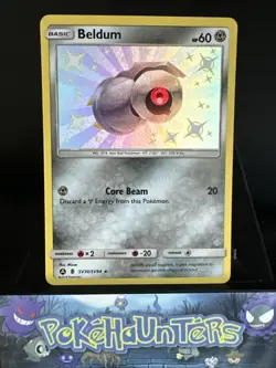 Pokemon Card Beldum SV30/SV94 Hidden Fates Shiny Vault Near Mint - Image 1