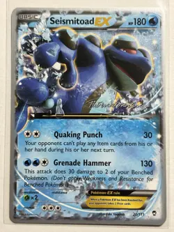 Seismitoad EX 20/111 - (Patrick Martinez) World Championship Deck Pokemon Card - Image 1