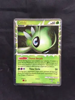 Pokemon Cards: Triumphant Rare Holo: Celebi 92/102 - Image 1