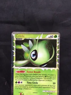 Pokemon Cards: Triumphant Rare Holo: Celebi 92/102 - Image 2