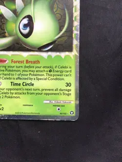 Pokemon Cards: Triumphant Rare Holo: Celebi 92/102 - Image 5