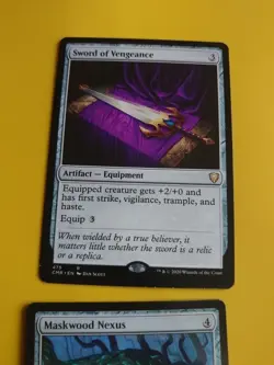 Maskwood NExus & Sword of Vengeance. 2 artifact MTG Card. - Image 4