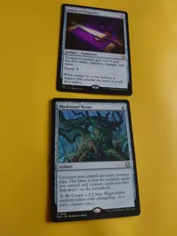 Maskwood NExus & Sword of Vengeance. 2 artifact MTG Card. - Image 5