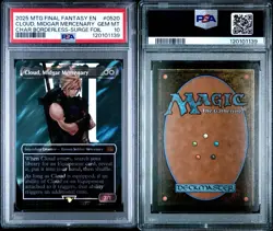 PSA 10 Cloud Midgar Mercenary 520 Surge Foil Final Fantasy MTG Eng GEM MINT - Image 3
