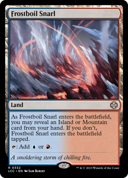 Frostboil Snarl #332 | NM | The Lost Caverns of Ixalan Commander Magic MTG - Image 1